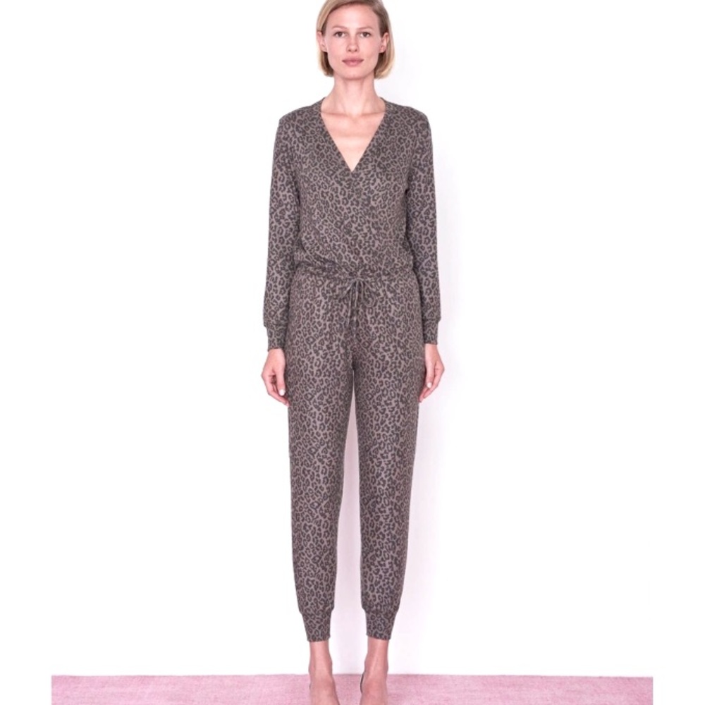 Sundry Soft Wrap Jumpsuit
